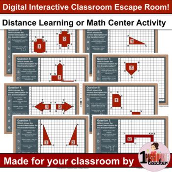 Geometric Transformations | 1st Quadrant | Digital Math Activities ...