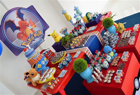 Festa Pokemon Festa Pokemon Decoração Festa De Aniversário Pokemon