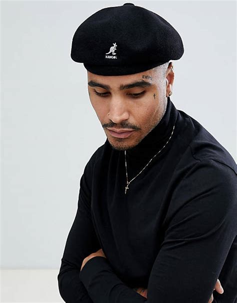 Kangol Wool Jax Beret In Black Asos