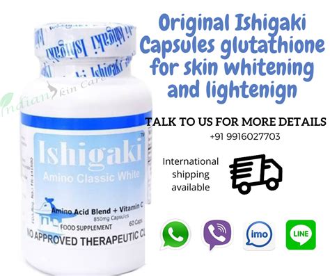 Ishigaki L Glutathione Capsules Packaging Size Daily At Rs