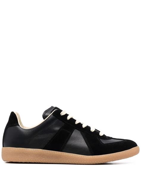 Maison Margiela Replica Low Top Leather Sneakers Farfetch