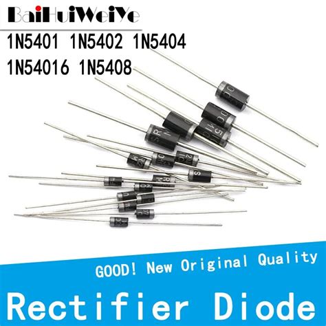 50PCS LOT 1N54011N5402 1N5404 1N5406 1N5408 DO41High Quality Rectifier