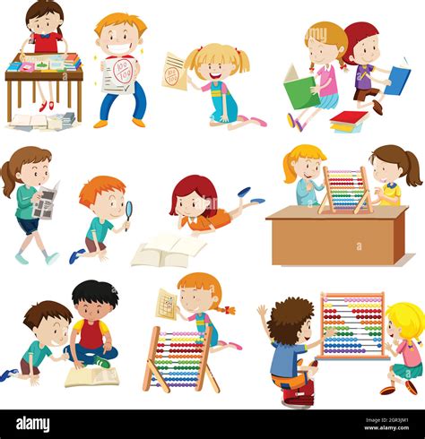 Group of students activity Stock Vector Image & Art - Alamy