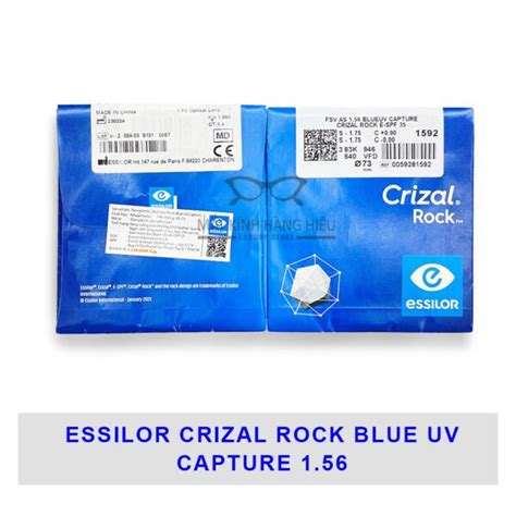 Tr Ng K Nh L C S Nh S Ng Xanh Essilor Crizal Rock Blue Uv Capture