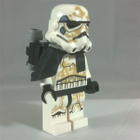 Stormtrooper Tatooine With Black Pauldron Re Breather On Back Dirt