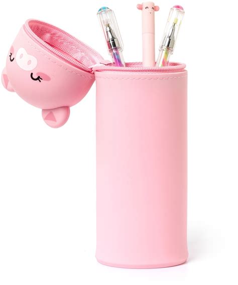 Pen L Legami Kawaii In Soft Silicone Pencil Case Piggy Spot Shop