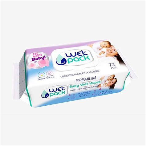 Lingettes Humides pour bébé PREMIUM Wetpack