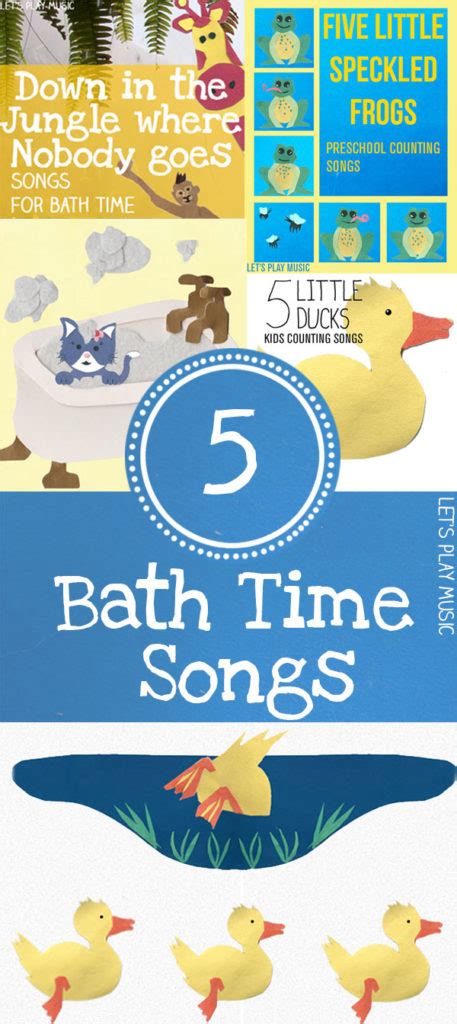 5 Bath Time Songs For Kids - Let's Play Music