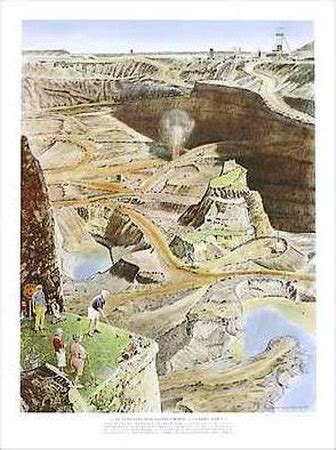 Mesabi Mine Limited Edition Print by Loyal H. Chapman Pricing Secondary ...