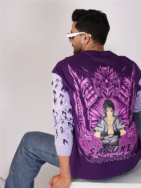 Uchiha Sasuke Full Sleeve Oversized T Shirt