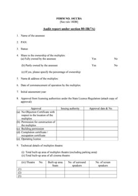 Fillable Online Audit Report Under Section Ib A Fax Email Print