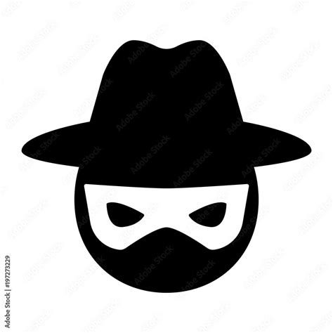 Hacker Icon Flat