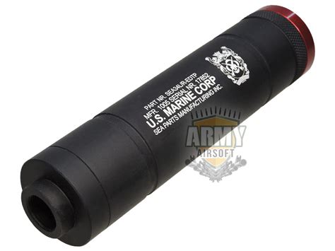 SILENCIADOR 140 X 34 MM LISO SEA AIRSOFT PARTS Army Airsoft