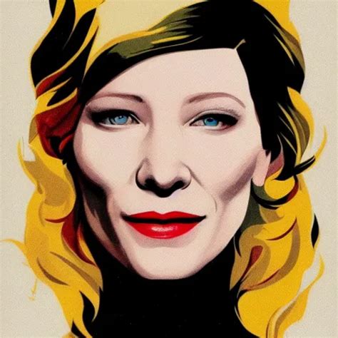 Cate Blanchett By Sachin Teng Karol Bak Rolf Stable Diffusion