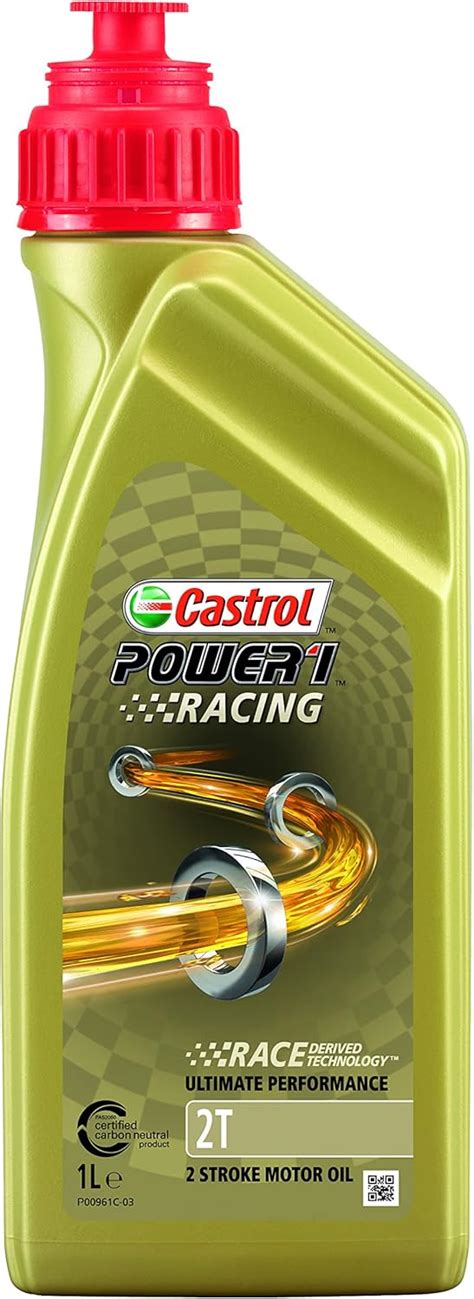 Amazon Fr Castrol Power Racing T Huile Deux Roues Moteur Temps L