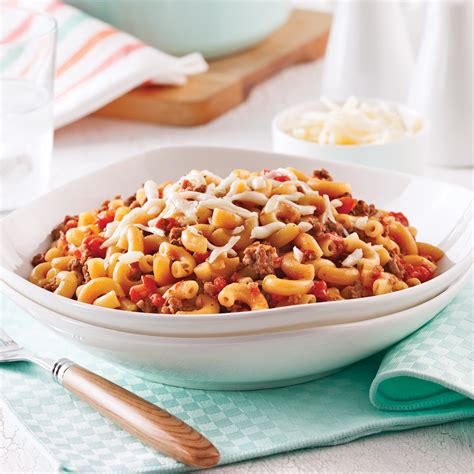 Macaroni à la viande dans une seule casserole Je Cuisine