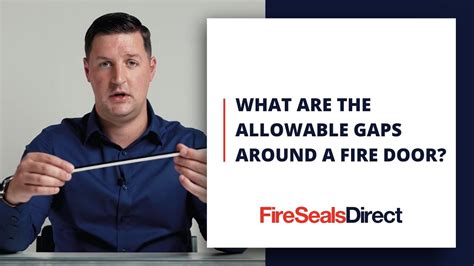 What Are The Allowable Gaps Around A Fire Door Youtube