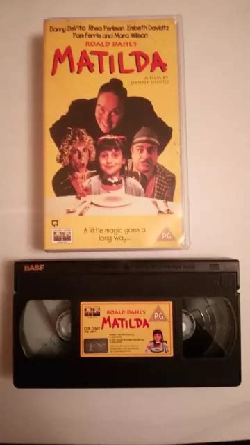 Roald Dahls Matilda Vhs Video Danny Devito Mara Wilson Eur