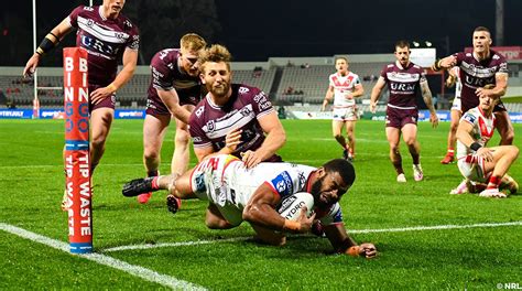 Nrl Les Dragons Font Chuter Les Sea Eagles Rugby Xiii Treize