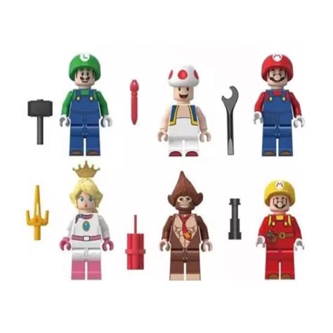 Ripley Juguete Set Figuras Mario Bros Con Accesorios