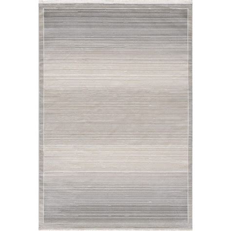 Ebern Designs Nellie Grey Modern Polyester Machine Made Area Rug