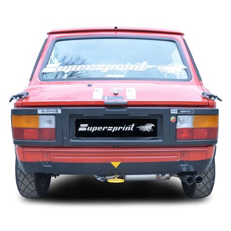 Silencieux arrière OO 50 SUPERSPRINT Autobianchi A112 Abarth