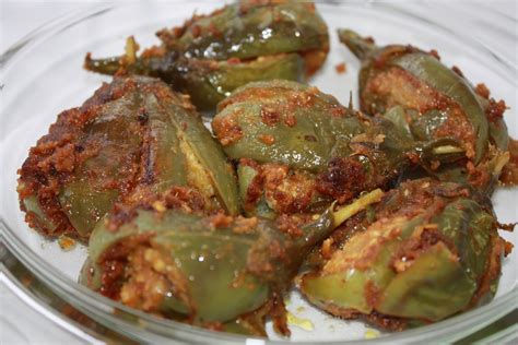 not my recipes but my clicks: STUFFED GREEN BRINJAL