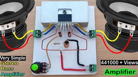 Simple Super Hifi Stereo Bass Amplifier How To Make Amplifier