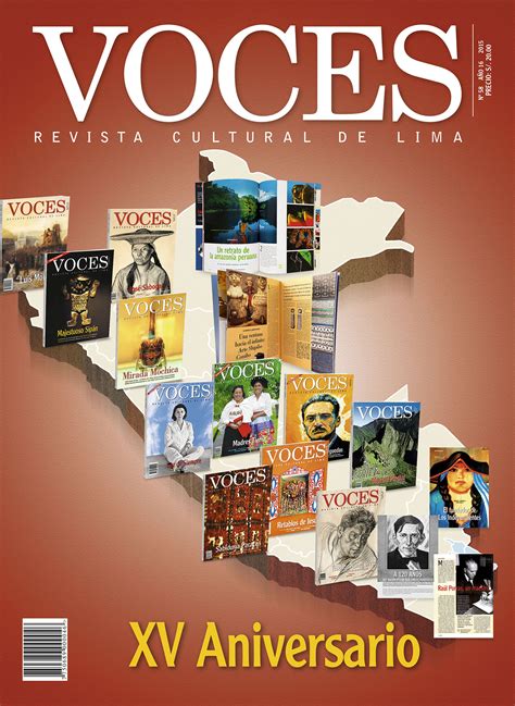 Voces Revista Cultural De Lima Lanza Edición Especial Por 15º