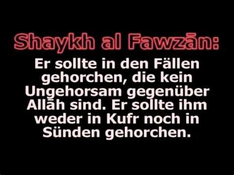 Shaykh al Fawzan Gehorsam gegenüber dem Herrscher im Land der Kuffar