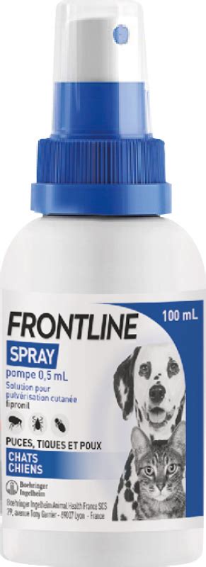 FRONTLINE Spray anti parasitas para cães e gatos