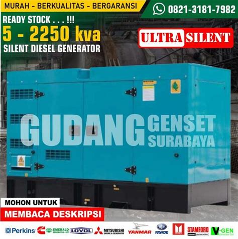 Jual BARU GENSET 40 KVA SUPER SILENT JUAL GENSET SURABAYA Di Lapak