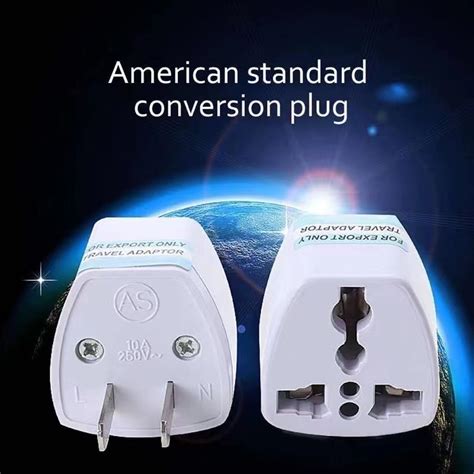 Universal Universal Travel Power Plug Charger Adapter Conversion 10a 250v 2pin Shopee Philippines