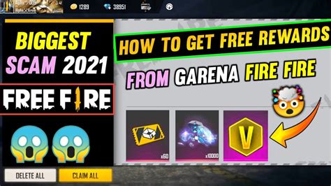 Free Fire Biggest Scam How To Get Free Rewards From Garena Fire Fire