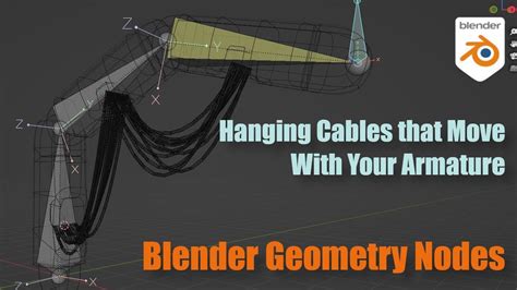 Blender Geometry Nodes Making Cables That Move With Your Armatures