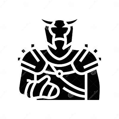 Tartarus Greek God Ancient Glyph Icon Vector Illustration Stock Vector ...