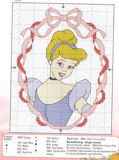 Princesas En Punto De Cruz Graficos Gratis Imagui