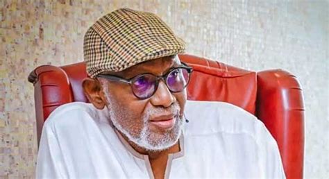 Breaking Ondo Governor Rotimi Akeredolu Dies At 67