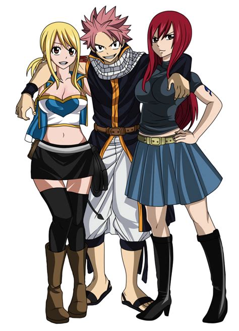 Erza Scarlet Fairy Tail Lucy Heartfilia Natsu Dragneel Sonicx Hot Sex