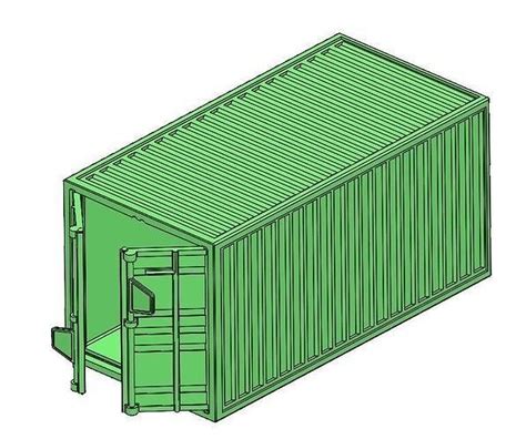 Shipping Container 3d Model 3d Printable Cgtrader