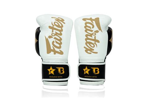 Fairtex Booster Rękawice Bokserskie FXB BG V2 WH BK GD Rękawice