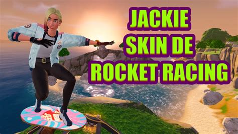 Jackie Skin Liga De Oro En Rocket Racing Fortnite Daniel 36z Youtube