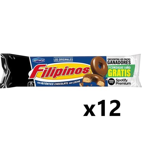 Artiach Filipinos Chocolate Con Leche Gr Caja Unidades Te Llevo