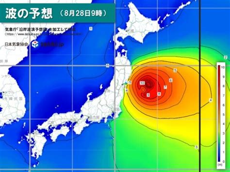 きょう28日 広く晴天・猛暑 東北の太平洋側 台風10号接近 高波に注意・警戒 コラム 緑のgoo