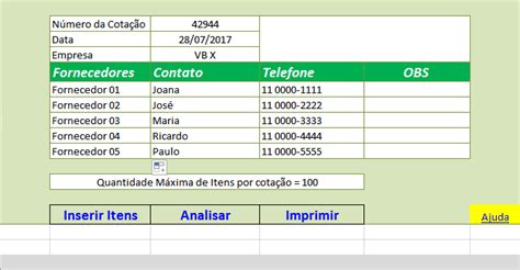 Como Usar a Planilha de Cotação de Preços Tudo Excel