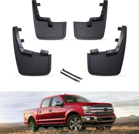 Kiwi Master Mud Flaps Compatible With 2015 2020 Ford F 150 Accessories