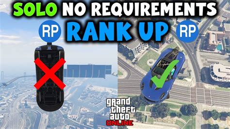 Solo Unlimited Rp Exploit Method No Requirements Rank Up Gta