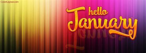 Hello January Facebook Cover Facebook Lunge