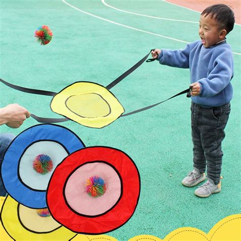 Throwing Ball, Double Throw Elastic Ball Kids Outdoor Sports Game ...