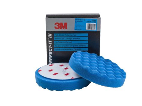 3m Perfect It Ultrafine Polishing Pad Blue Convoluted 150 Mm Box Of